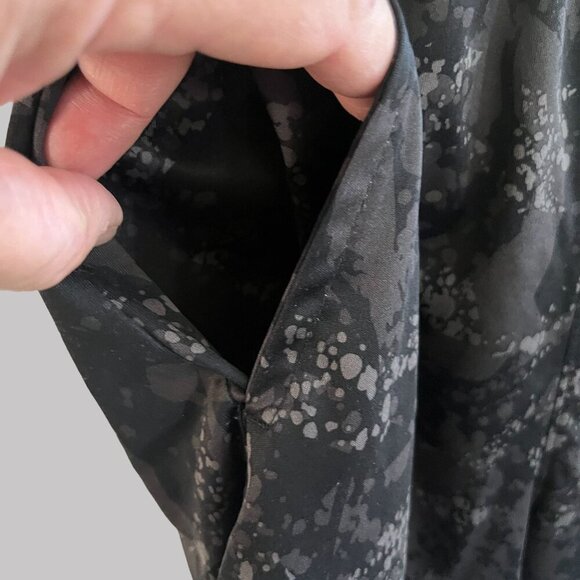 Puma Shorts Boys Large Black Spotted Paint All Over Print Drawstring Pockets - Picture 6 of 9